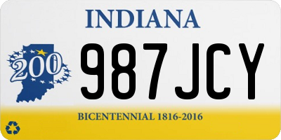 IN license plate 987JCY