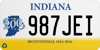 IN license plate 987JEI
