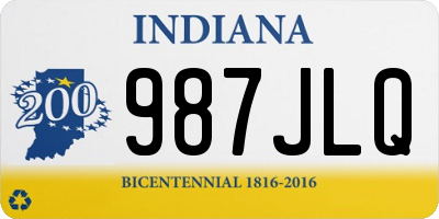 IN license plate 987JLQ