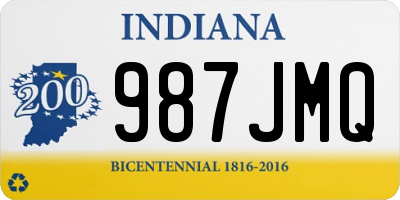 IN license plate 987JMQ