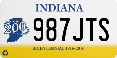 IN license plate 987JTS