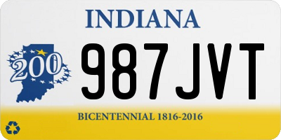 IN license plate 987JVT