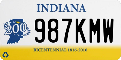 IN license plate 987KMW