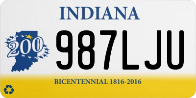 IN license plate 987LJU
