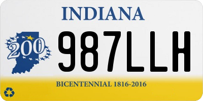 IN license plate 987LLH