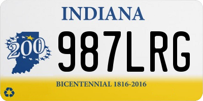 IN license plate 987LRG