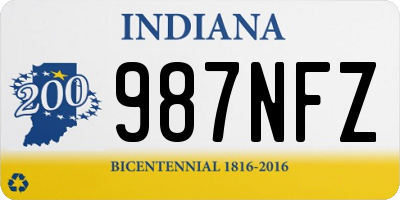 IN license plate 987NFZ