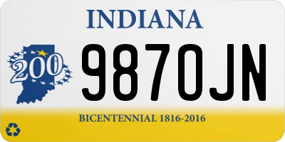 IN license plate 987OJN