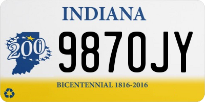 IN license plate 987OJY