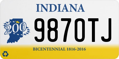 IN license plate 987OTJ