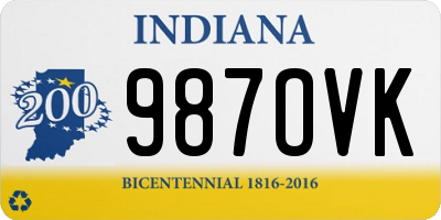 IN license plate 987OVK