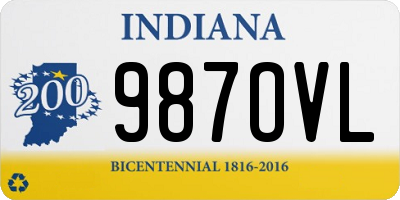 IN license plate 987OVL