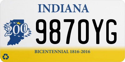 IN license plate 987OYG