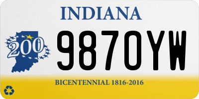 IN license plate 987OYW