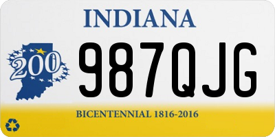 IN license plate 987QJG