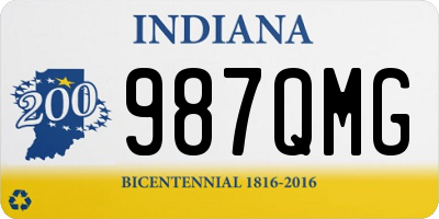 IN license plate 987QMG