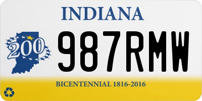 IN license plate 987RMW