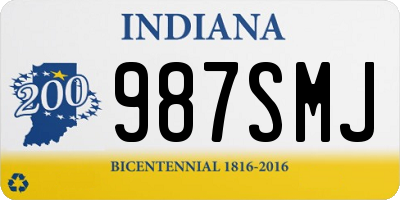 IN license plate 987SMJ