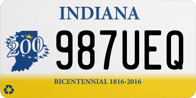 IN license plate 987UEQ