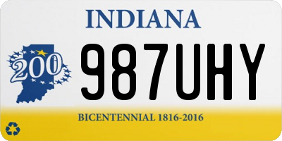 IN license plate 987UHY