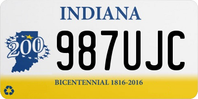 IN license plate 987UJC