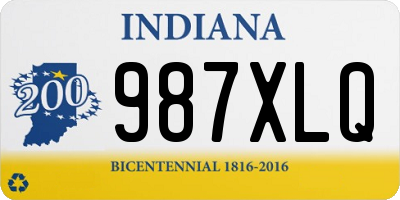 IN license plate 987XLQ