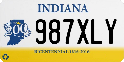 IN license plate 987XLY