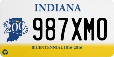 IN license plate 987XMO