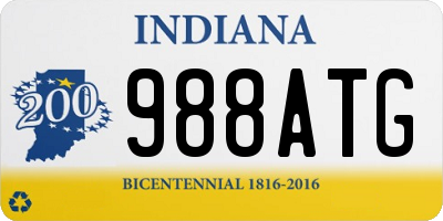 IN license plate 988ATG