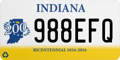 IN license plate 988EFQ