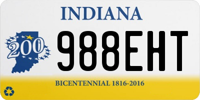 IN license plate 988EHT