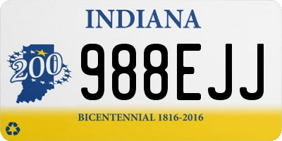 IN license plate 988EJJ