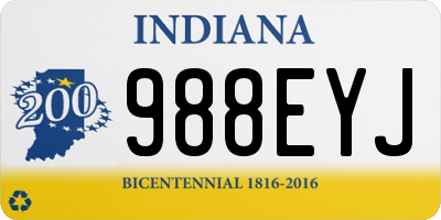 IN license plate 988EYJ