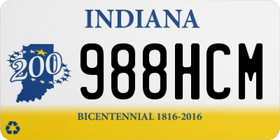 IN license plate 988HCM