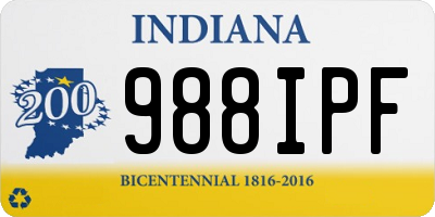 IN license plate 988IPF