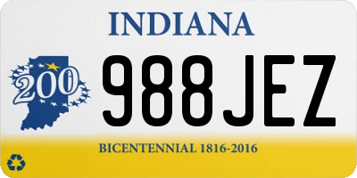 IN license plate 988JEZ