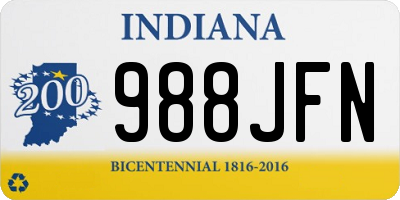 IN license plate 988JFN