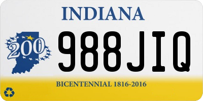 IN license plate 988JIQ