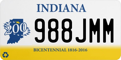 IN license plate 988JMM