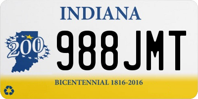 IN license plate 988JMT