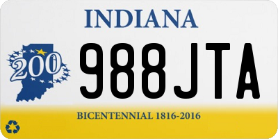 IN license plate 988JTA