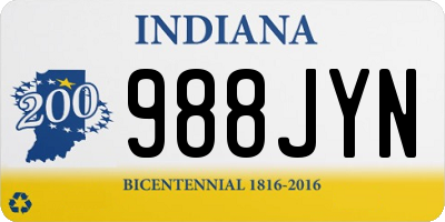 IN license plate 988JYN