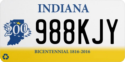 IN license plate 988KJY