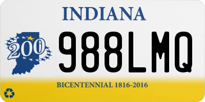 IN license plate 988LMQ