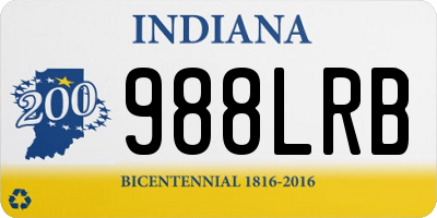 IN license plate 988LRB