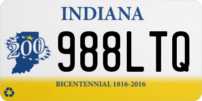 IN license plate 988LTQ