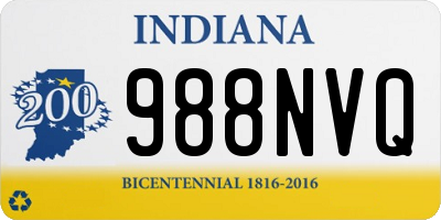 IN license plate 988NVQ