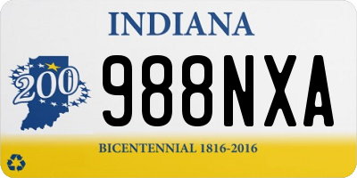 IN license plate 988NXA