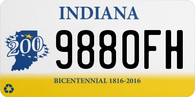 IN license plate 988OFH