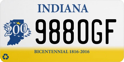 IN license plate 988OGF